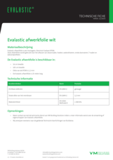 Evalastic afwerkfolie wit - TF